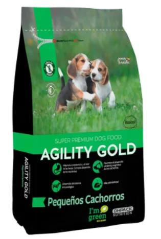 Agility Gold Pequeños Cachorros Verde 3k 3
