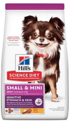 Hills Perro Sensitive Stomach/Skin S&M 4 Lb 3