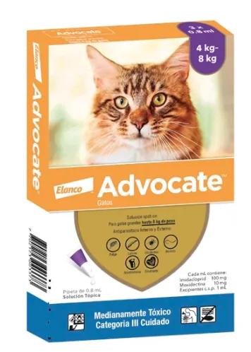 Advocate Gato 4 A 8 Kg pipeta 3