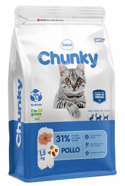Chunky Gato Pollo Azul 8k