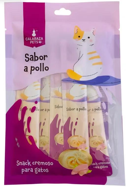 Cremoso gato calabaza pollo x 5