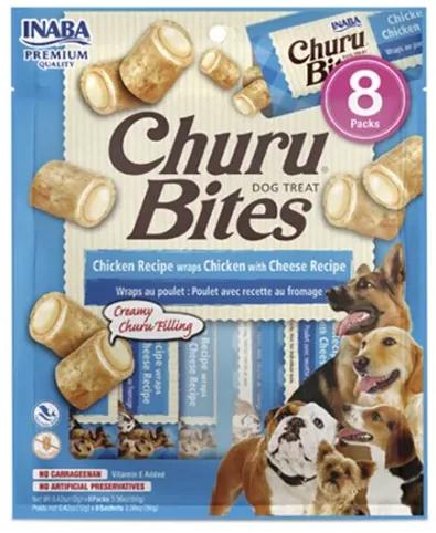 Churu Dog Bites Pollo-Queso 8x12g azul