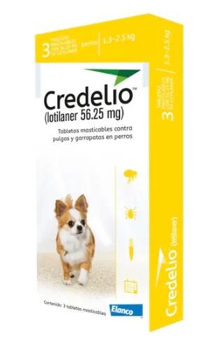 Credelio 1.3 A 2,5 Kg 3 Tab *Amarillo