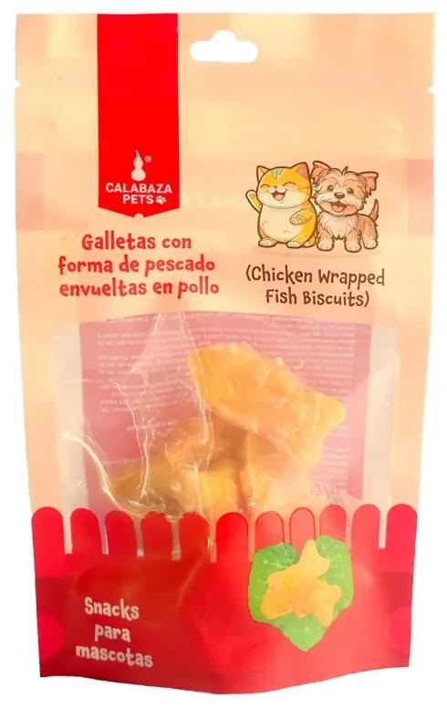 Galletas Con Forma De Pescado Envueltas En Pollo