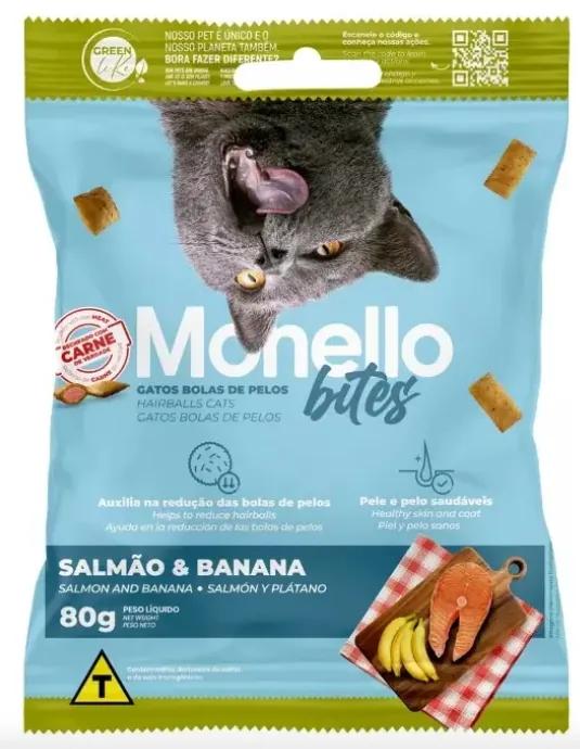 Galletas Monello Salmon Y Banano 80 Gr