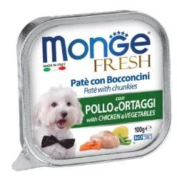 Monge Fresh Pollo-Verd Lamina100g