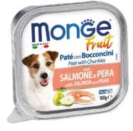Monge Fruit Salmon/Pear Lamina 100gr