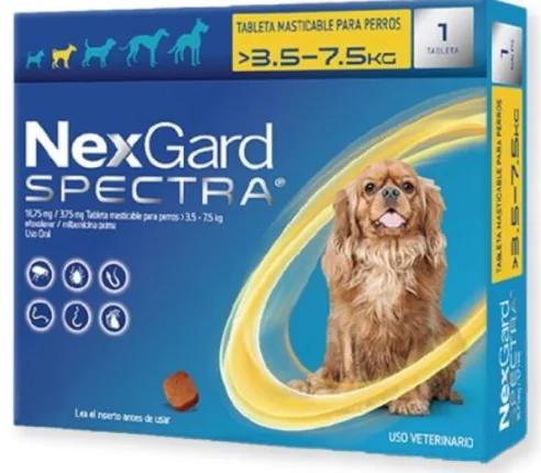 Nexgard Spectra Small 3.5 A 7.5 Kg